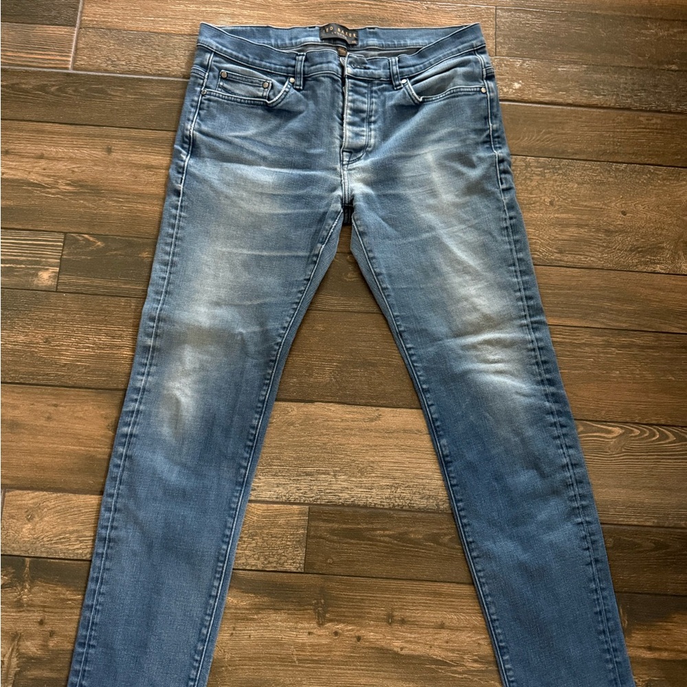 Ted Baker London Men's Straight Jeans - Blue